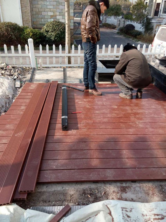西安塑木地板工程